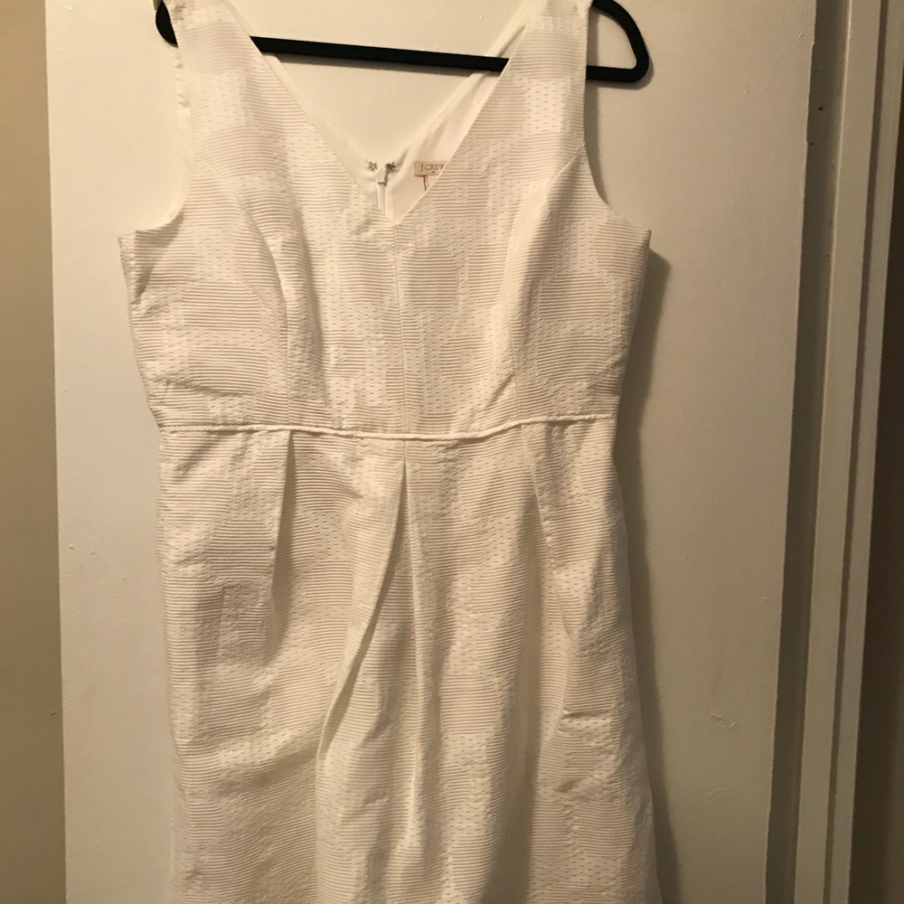 white A- line dress